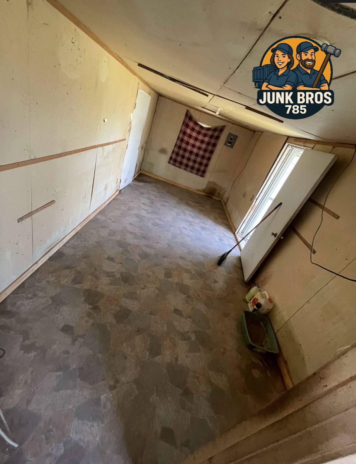 Bedroom after cleanout